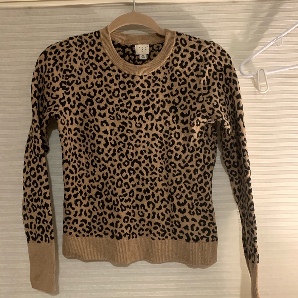 Cheetah / leopard print sweater from Target